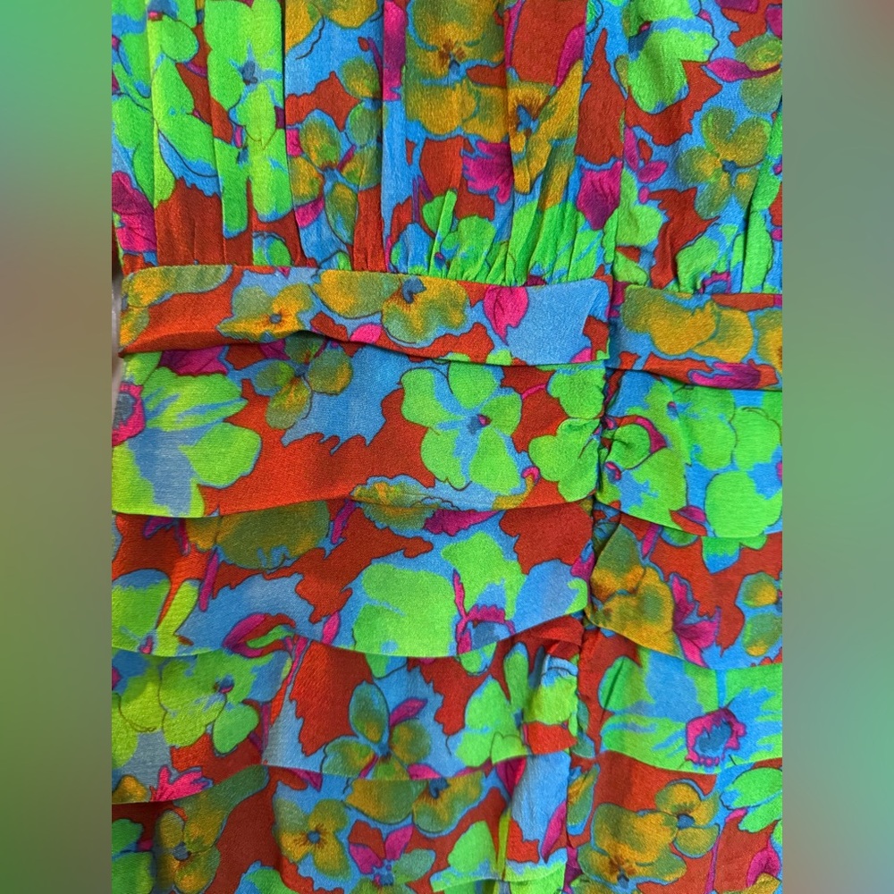 Zara Colorful Patterned Dress - Picture 6 of 6
